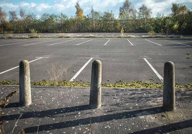 unused car park