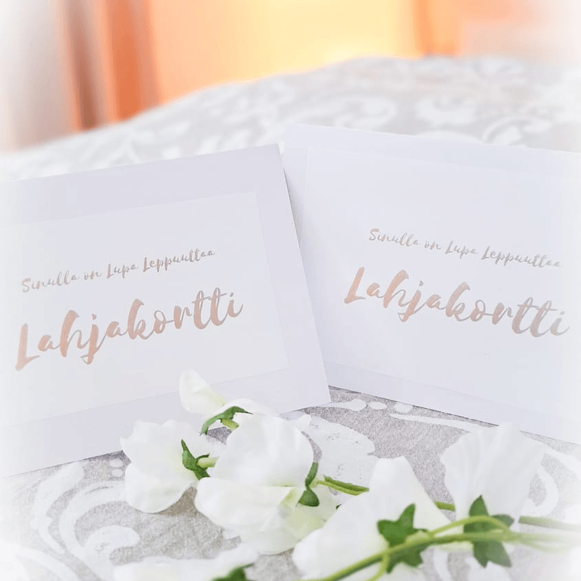 Lahjaksi leppuutushetki?