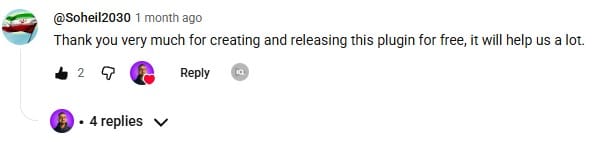 Community testimonial