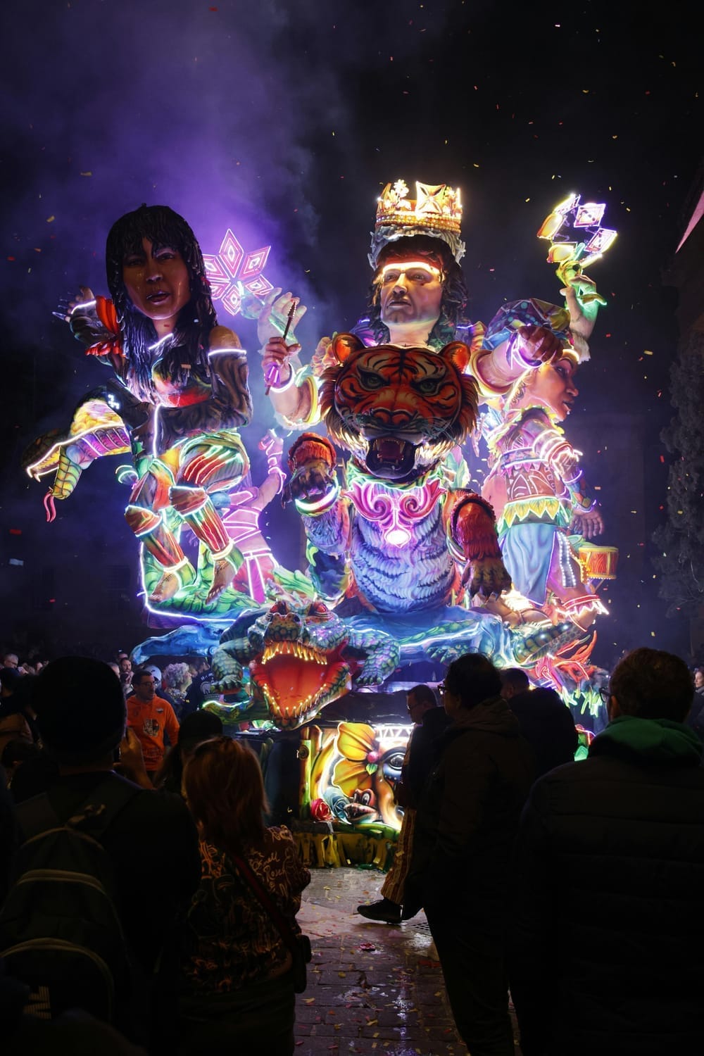 Picture of a festival at night