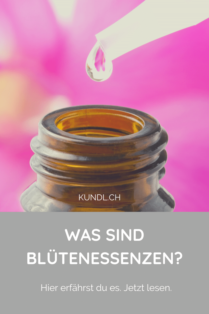 pinker Hintergrund in dem aus einer Pipette ein Tropfen einer Bluetenessenz in eine Braunglasflsche tropft.