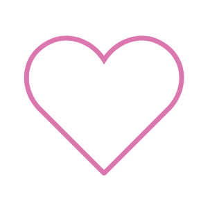 Herz in pink steht für das Wort Lieben