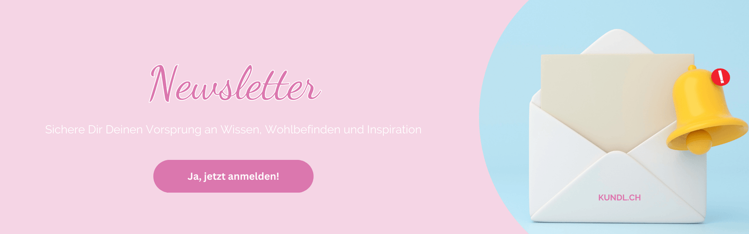 Briefumschlag mit Glocke zur Körper-bewusst-sein Newsletter Anmeldung 