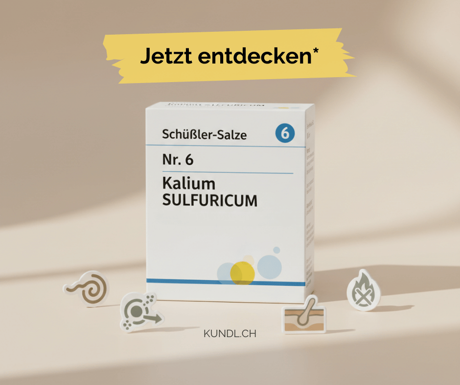 Verpackung Schüssler Salz 6 mit Icons als Affiliatelink
