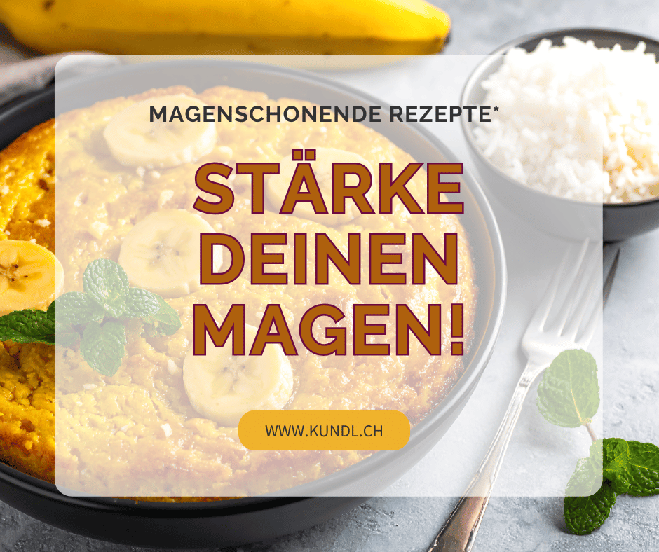 Bananengericht mit Reis als magenschonenden Ernährung