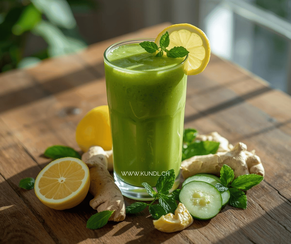grüner Smoothie als Magen Detox
