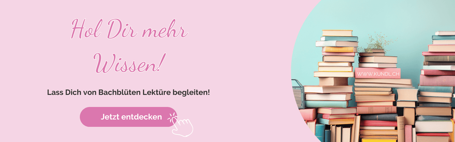 viele Bücher für viel Wissen zum Thema Bachblüten