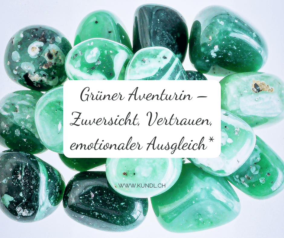 grüne Aventurin Heilsteine für das Herzchakra