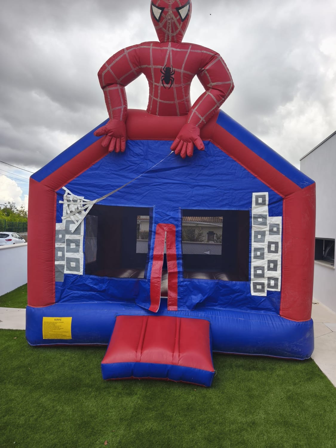 Zona de diversão do Insuflável Homem-Aranha
