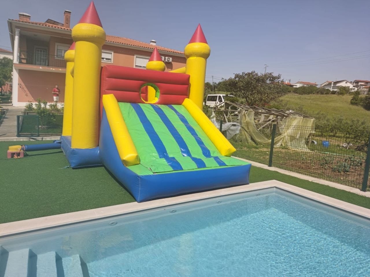 Castelo Escorrega para festas infantis