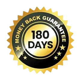 180 days money back guarantee