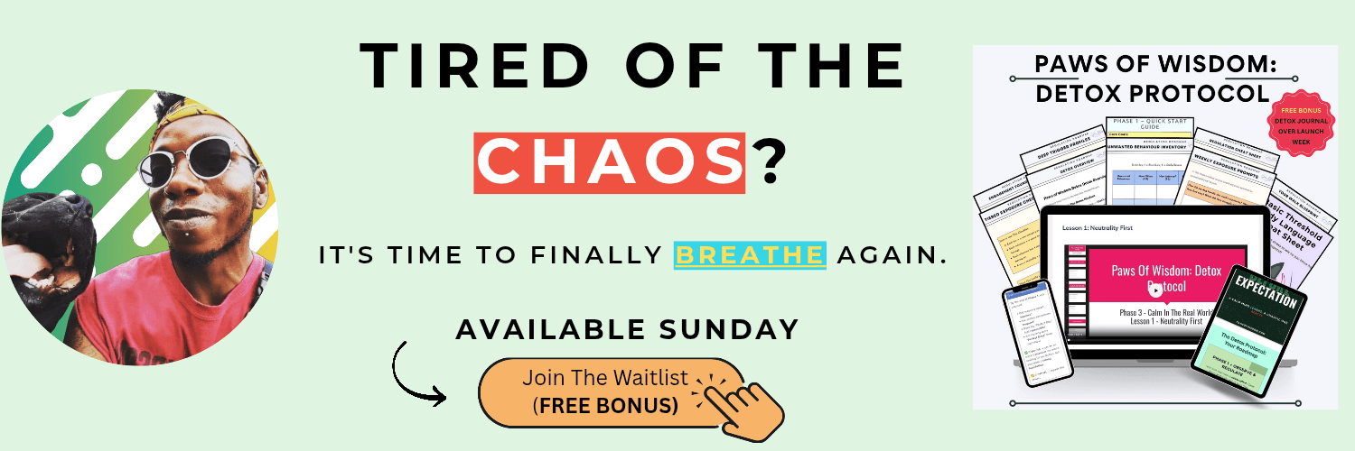 Paws of wisdom Detox protocol header