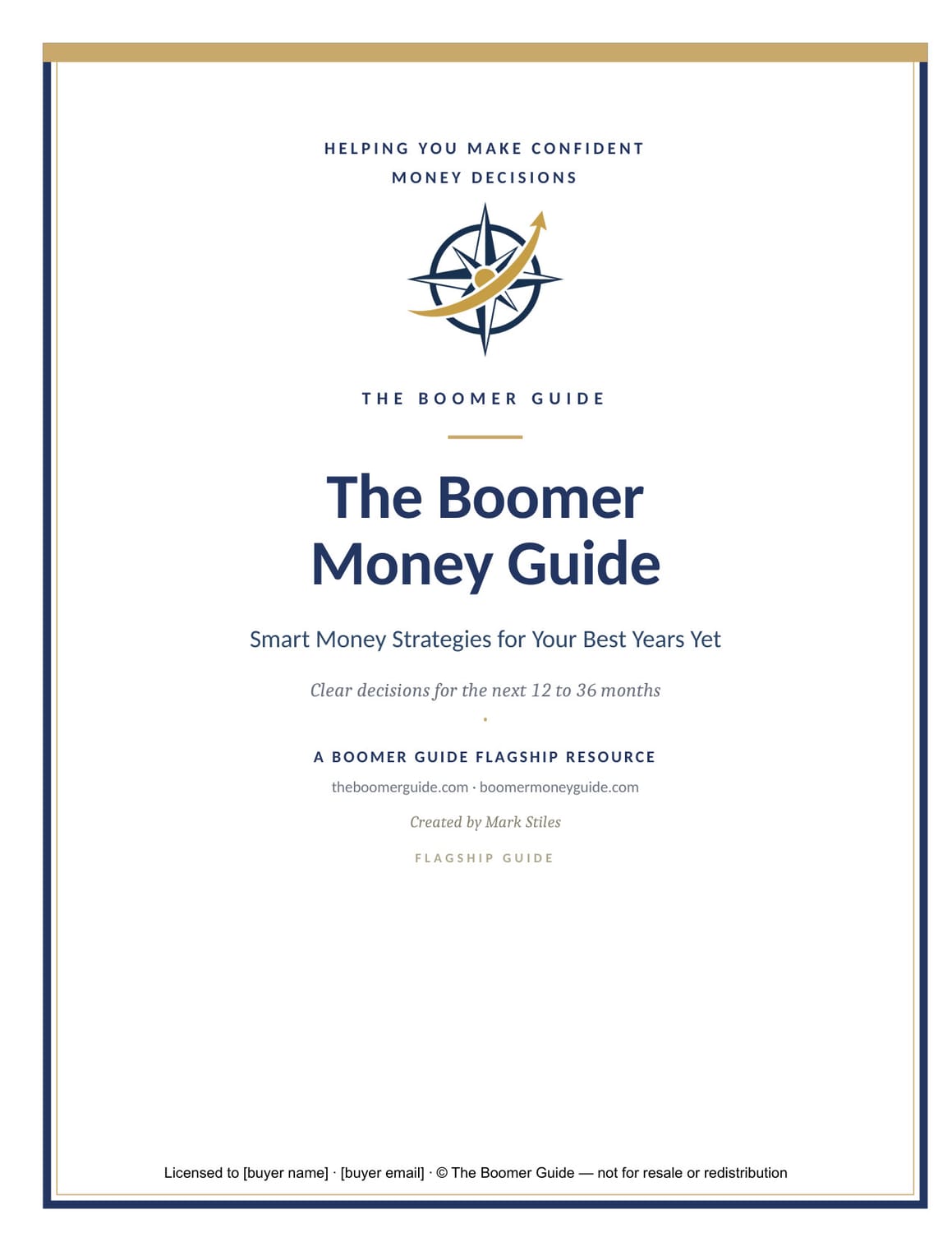 The Boomer Money Guide cover