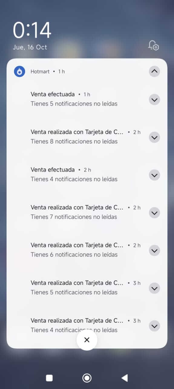 Notificaciones de ventas en Hotmart