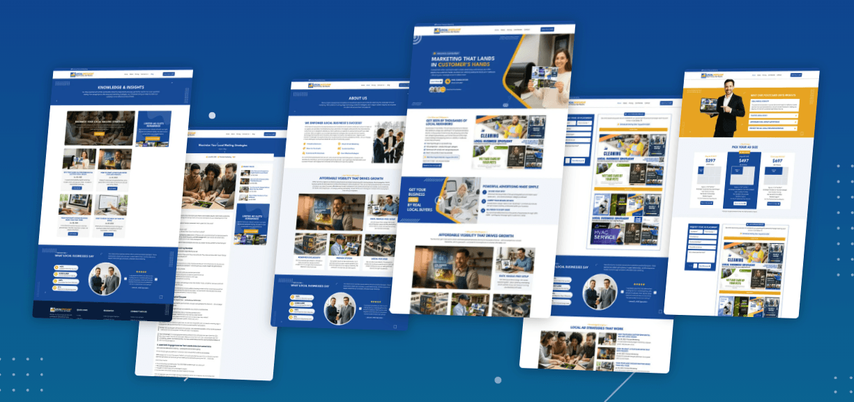professionally designed agency website