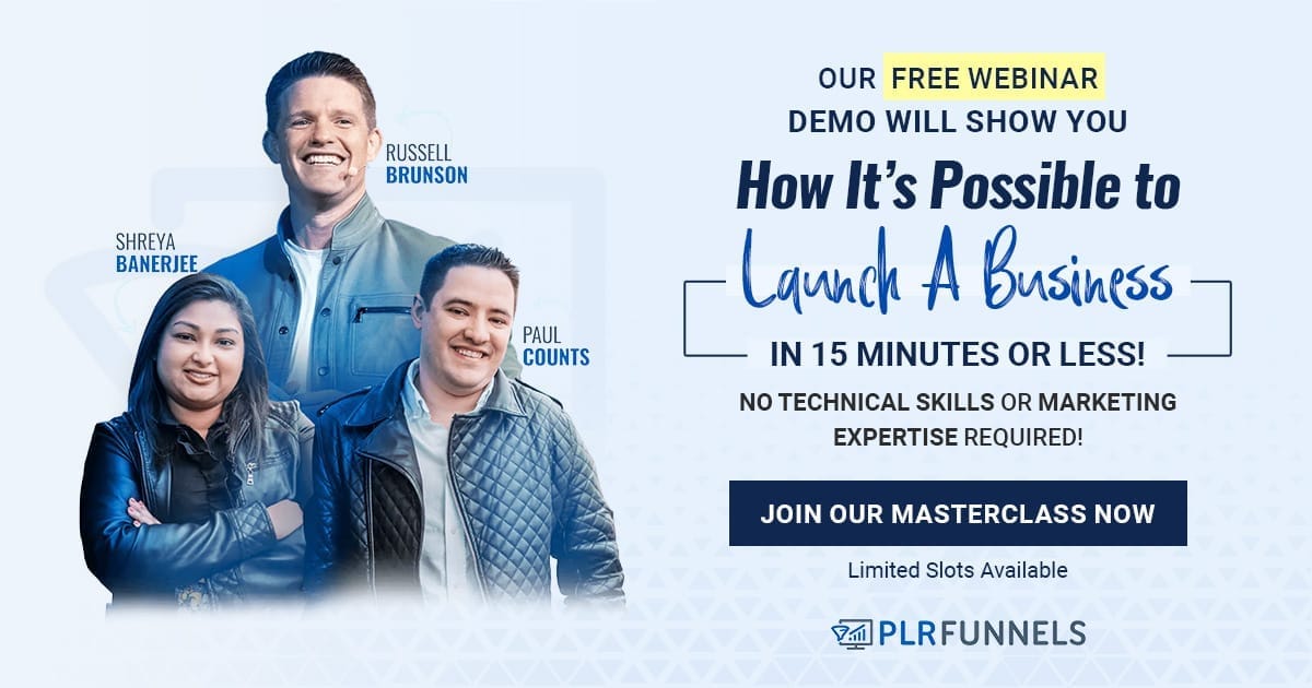 PLR Funnels Webinar