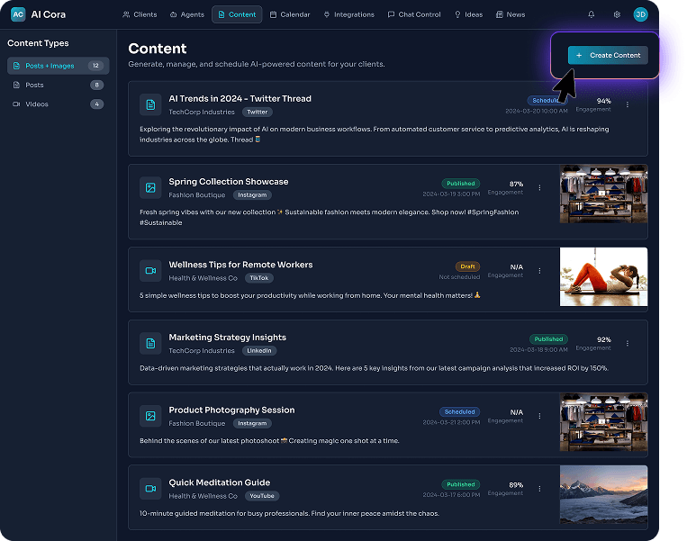 Chat & Create Content on Command