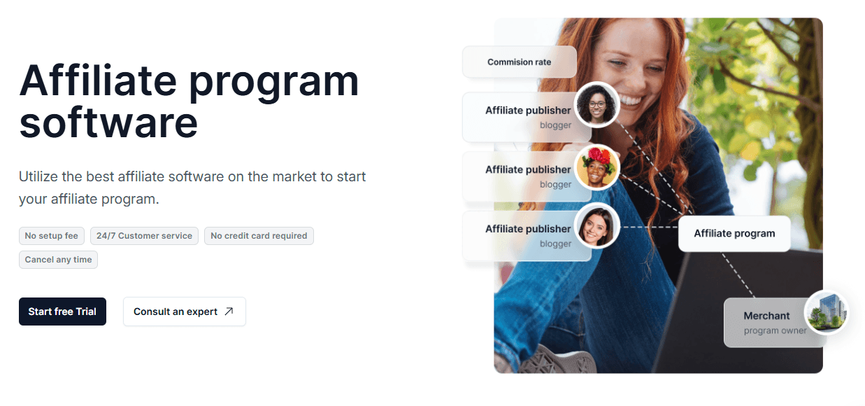 Affiliate program software