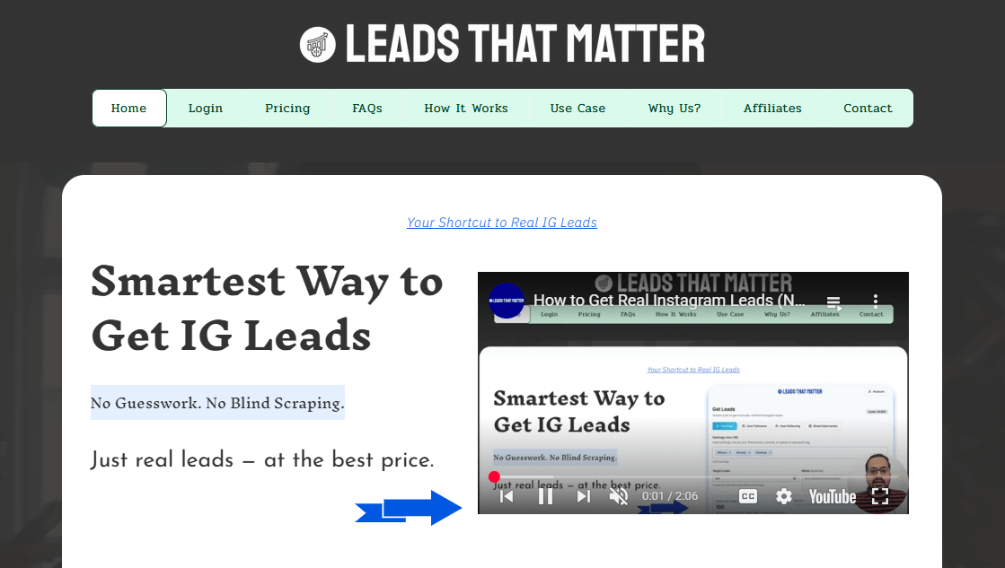 Leads That Matter