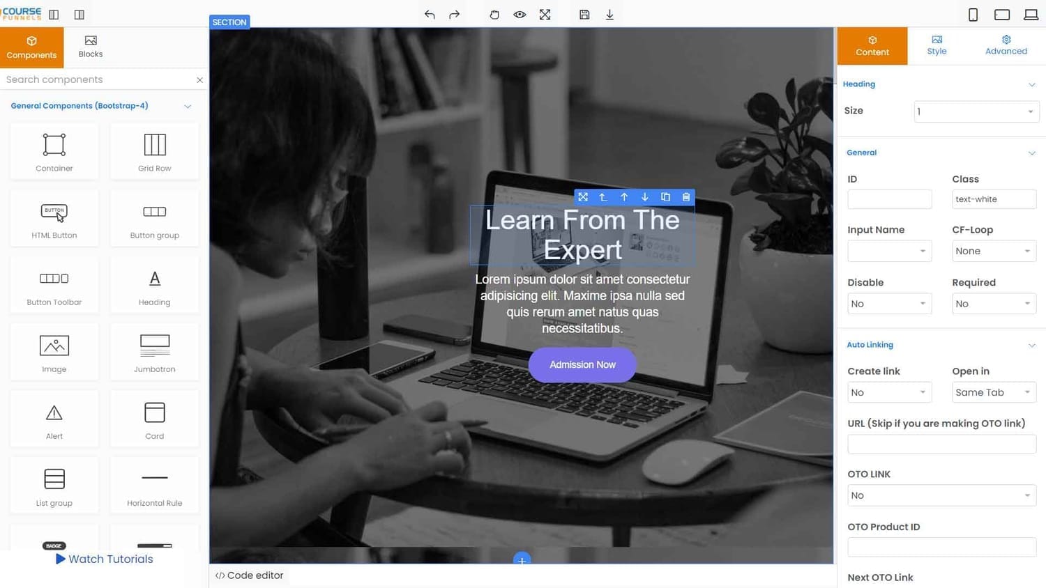 Landing Pages & Sales Funnels