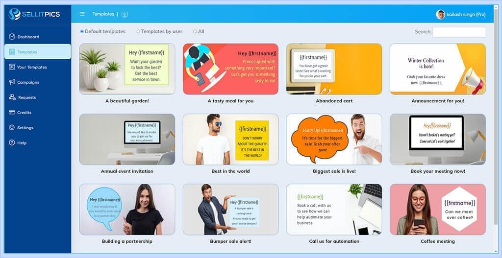 SellitPics Templates