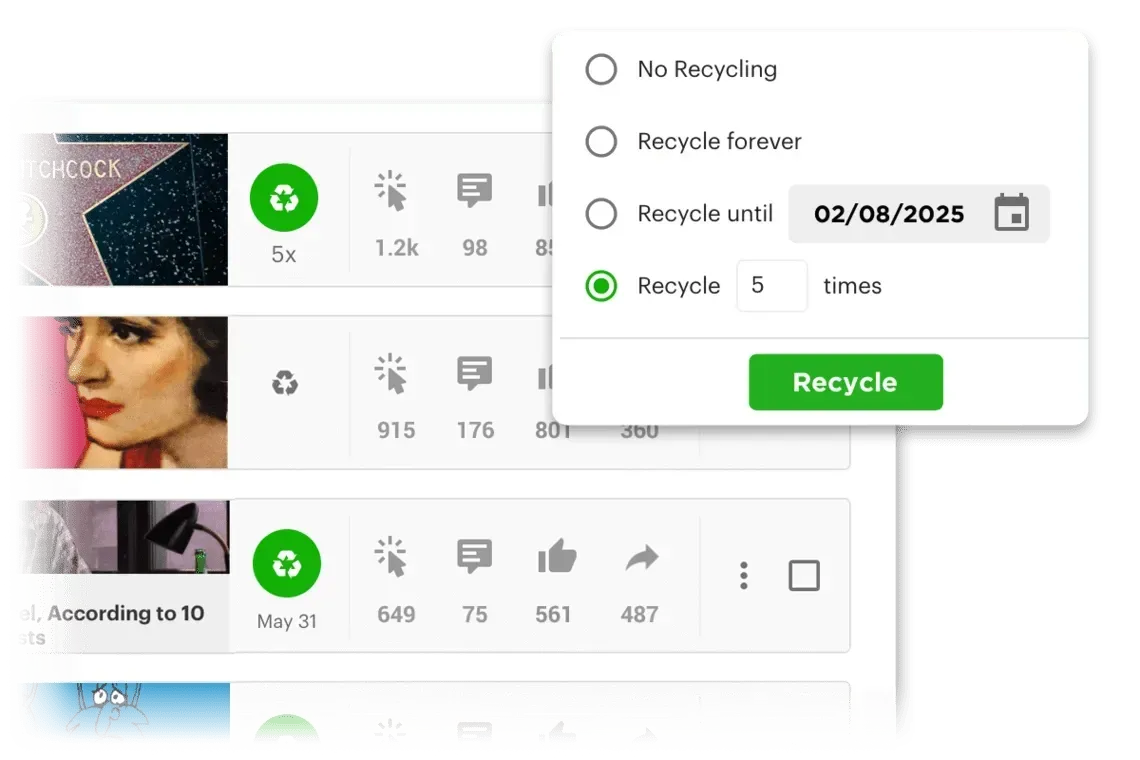 Automated Post Recycling