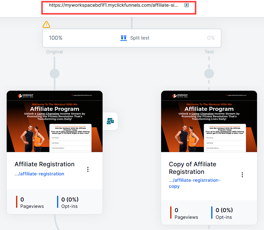 ClickFunnels A/B Testing