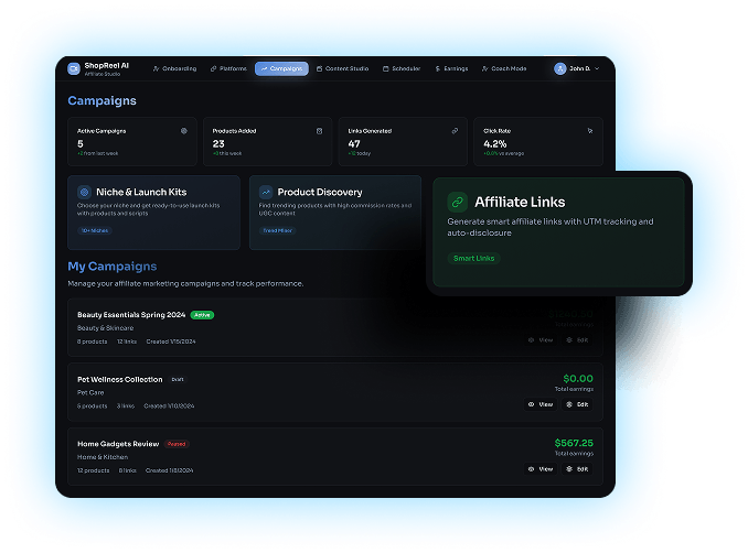 Affiliate Link Automation