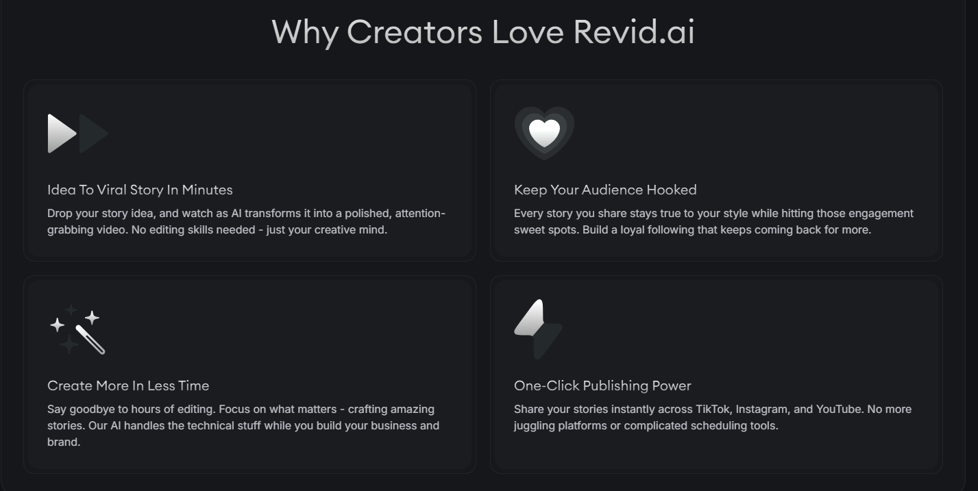 Why Creators Love Revid.ai