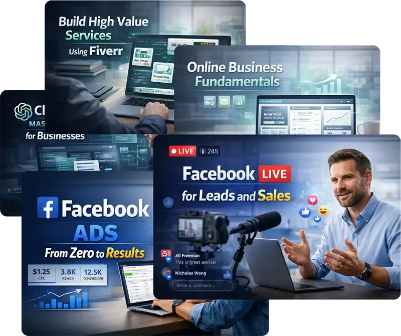 Courses, Ebooks & Digital Resources Done-for-You And Ready to Sell