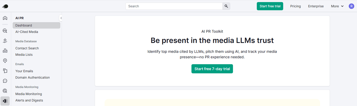 What is the Semrush AI PR Toolkit