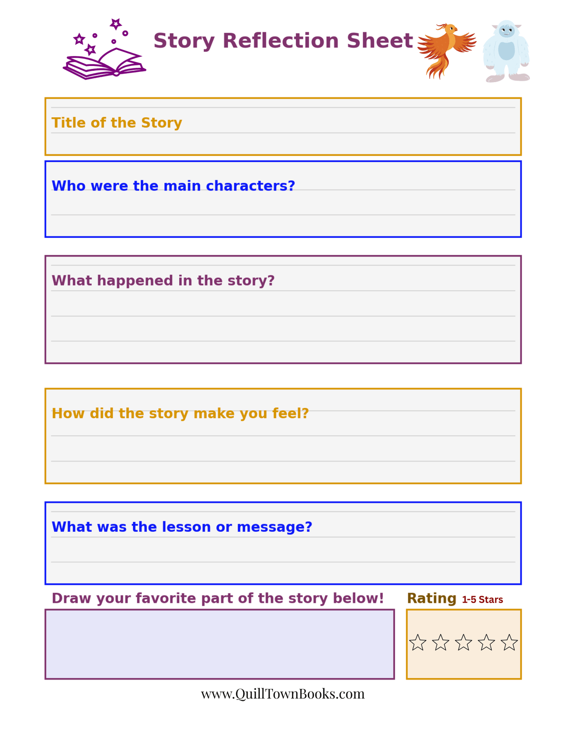 Story Reflection Sheet