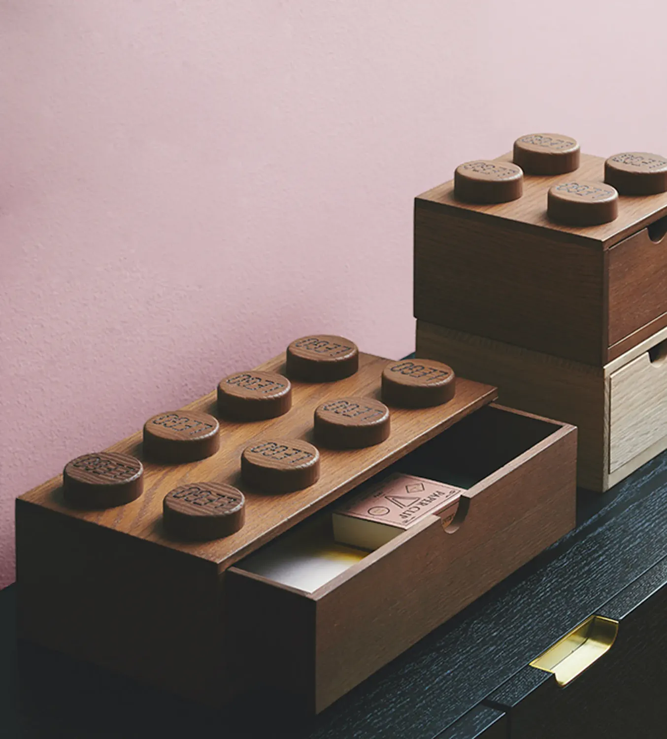 Zen Lego wooden desk drawers