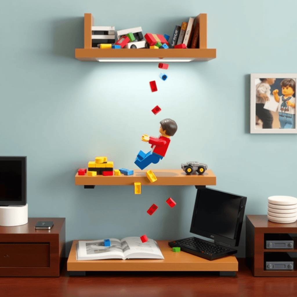 falling lego showing a common mistake