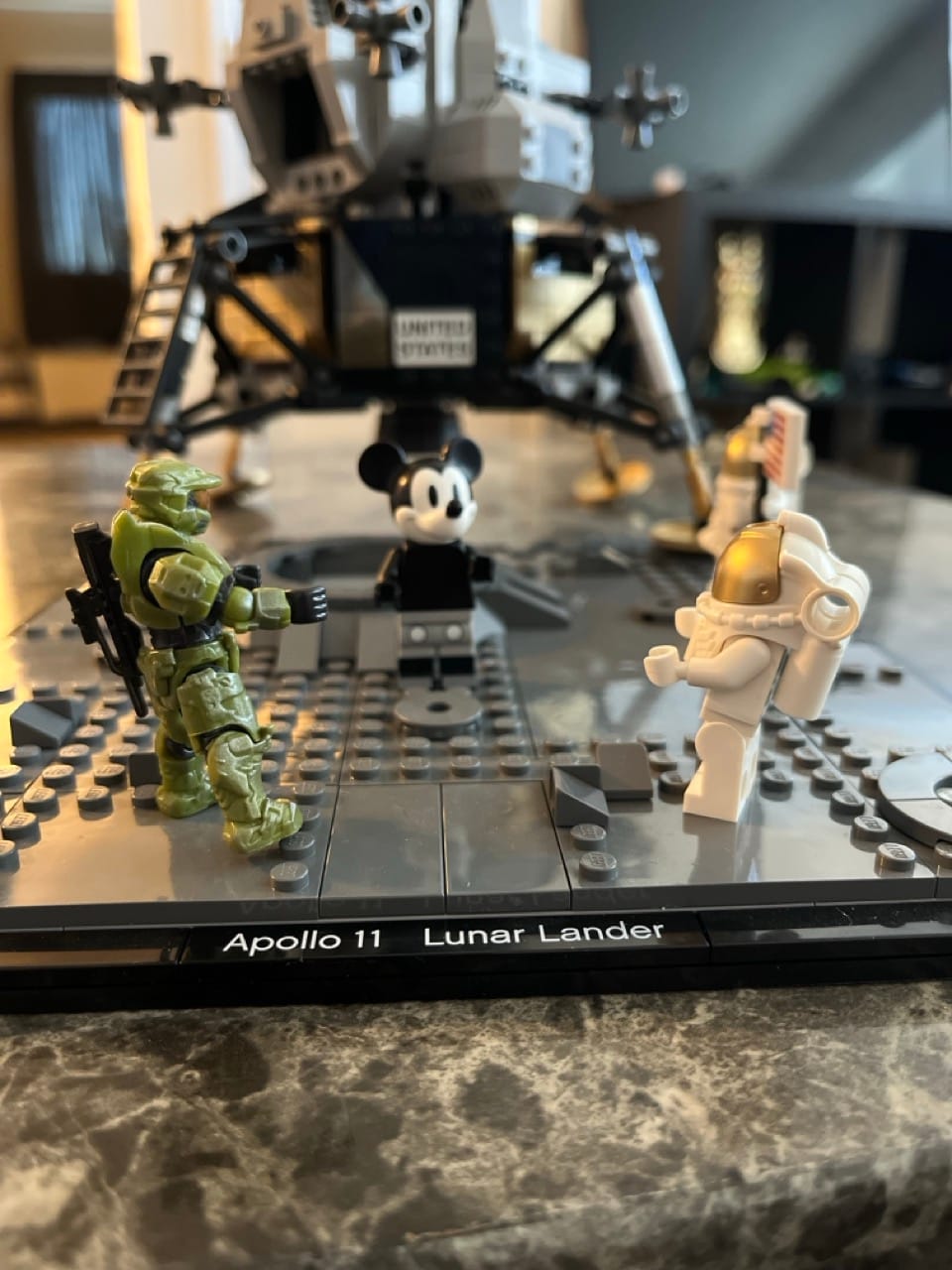 mismatched different lego themes interpreting the popular spider-man meme