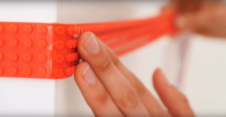 LEGO flexible Red mounting tape