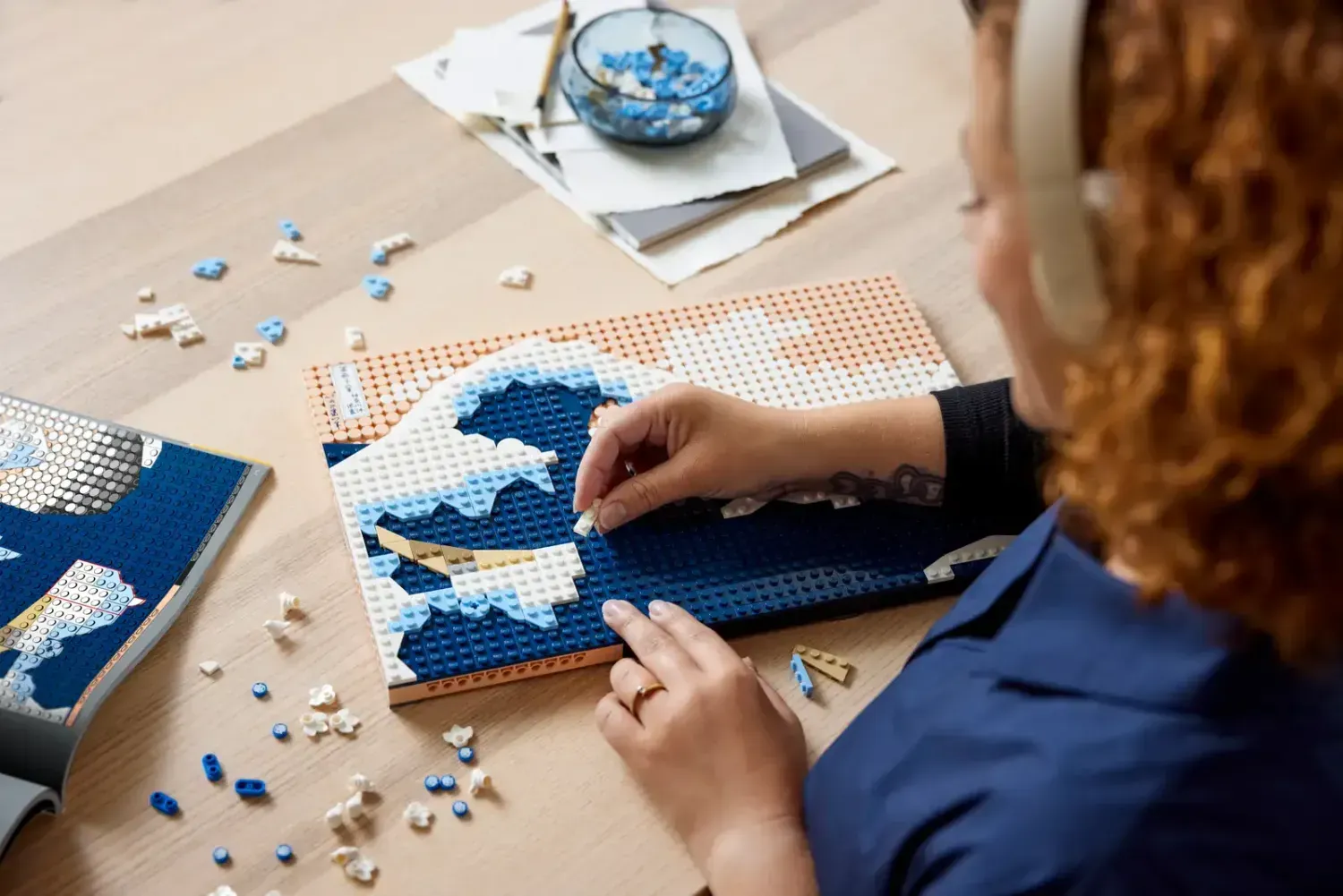 Building a lego wall art