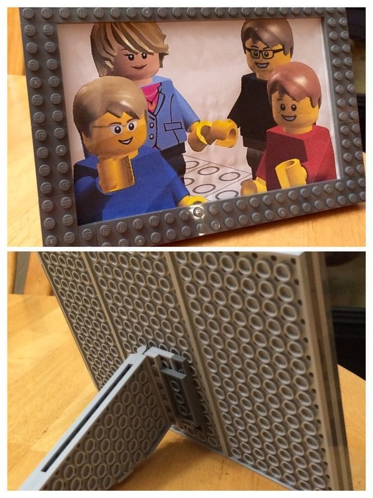 DIY LEGO picture frame