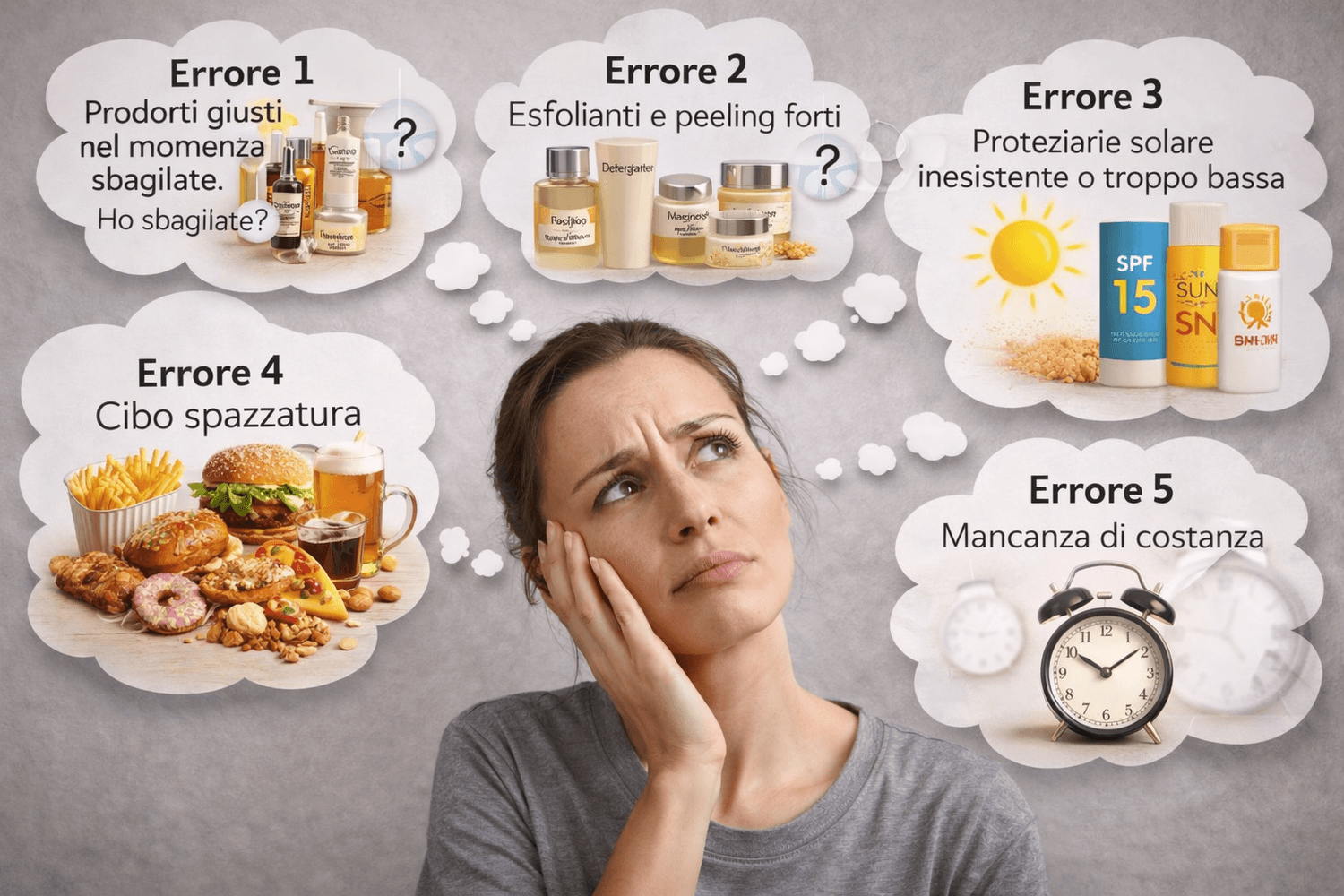 Gli errori ti fanno capire che il "nemico" non è la macchia in sé — ma ciò che la alimenta giorno per giorno.