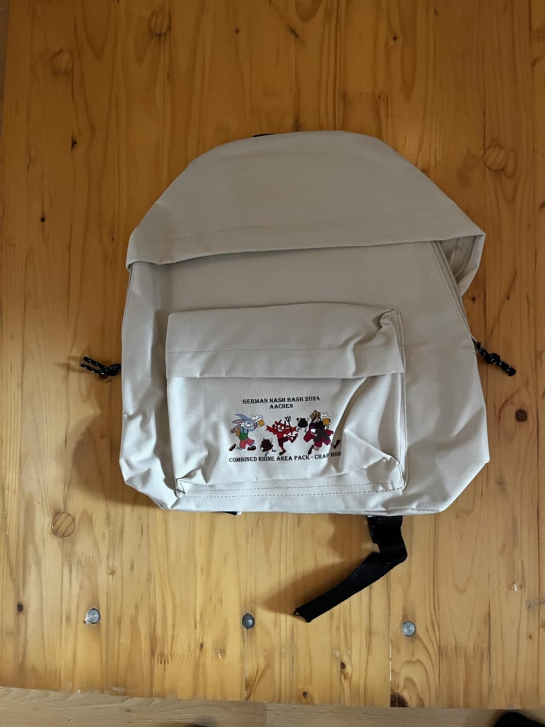 German Nash Hash 2024 Backpack - CRAP H4, Front Side