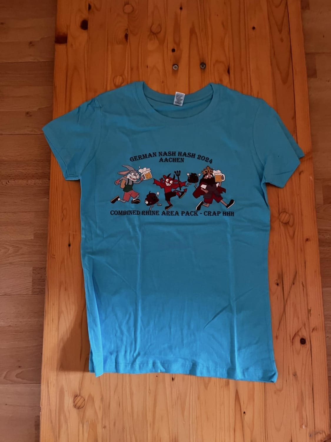 Blue German Nash Hash 2024 T-Shirt, Front