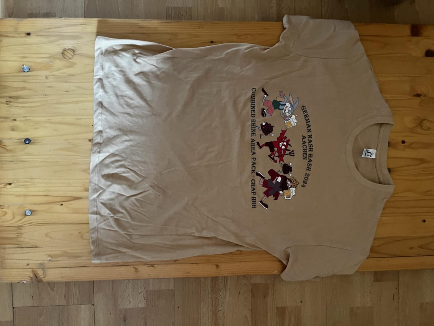 Beig German Nash Hash 2024 T-Shirt, Front