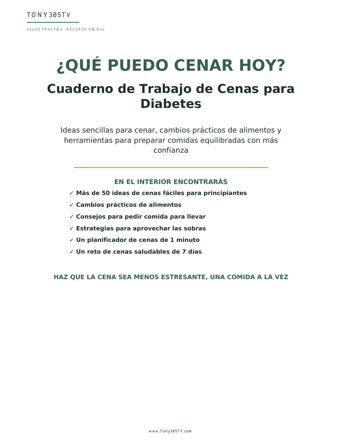Portada de ¿Qué Puedo Cenar Hoy?