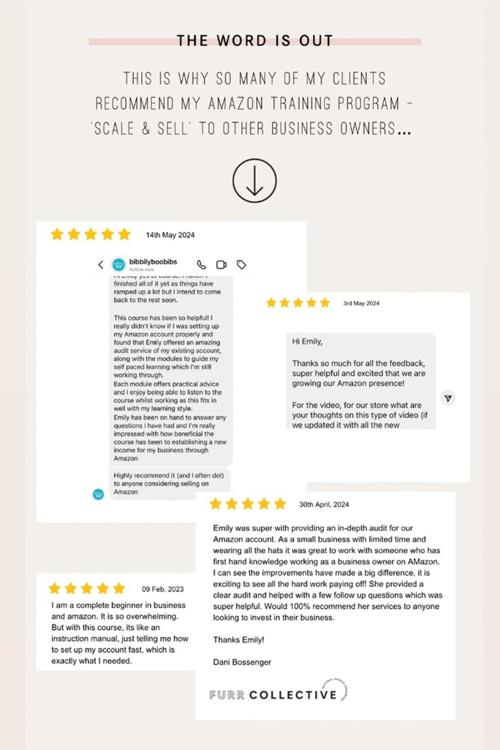 Emily Johnson - MAIN PAGE Testimonial 1