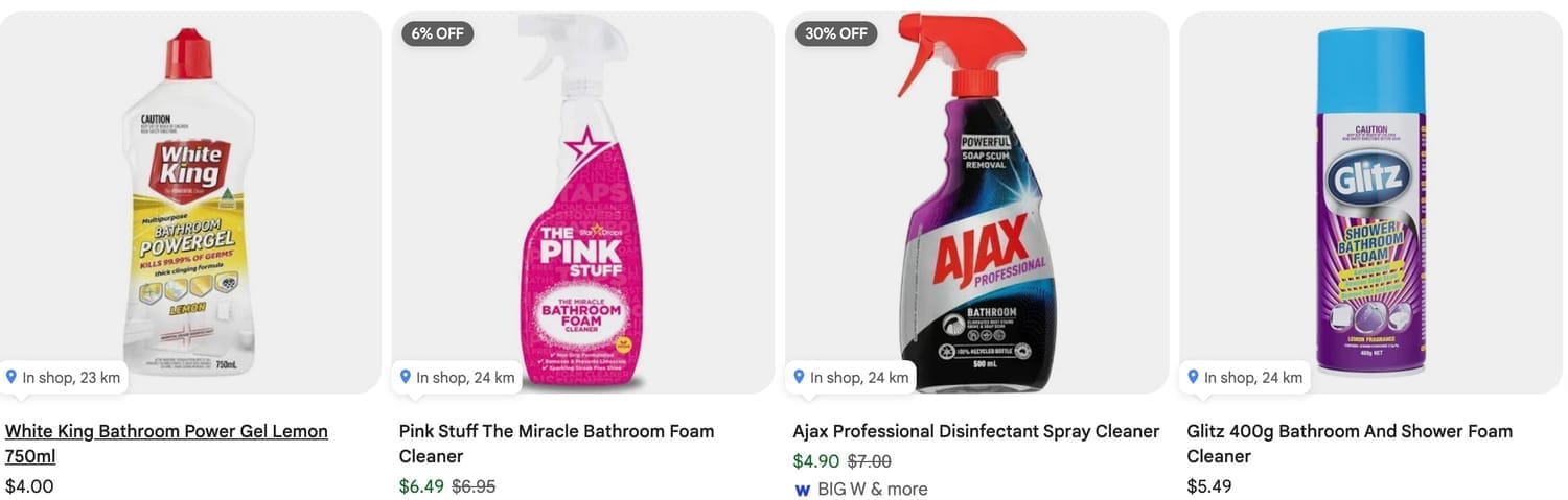 current product costs