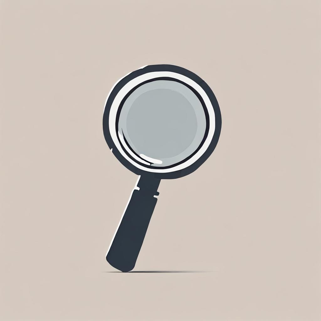 magnifying glass diagnosis