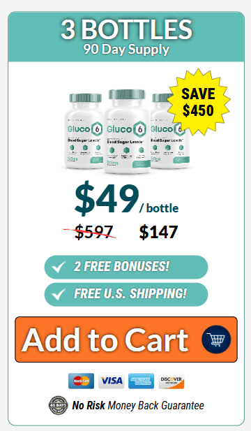 Order Now Gluco6 3 bottles
