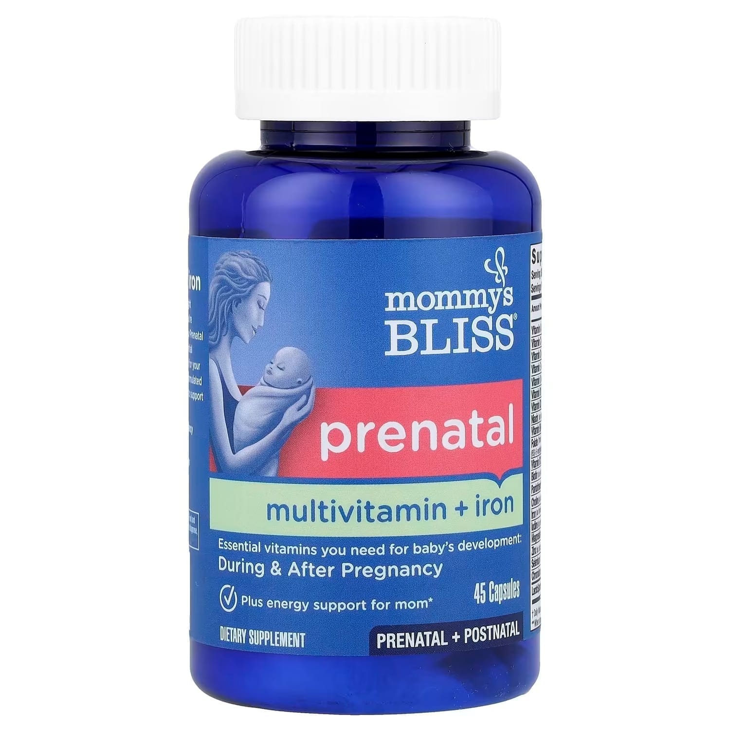 فيتامينات Mommy's Bliss Prenatal: اهتمامك الكامل بصحة البيبي وطاقتك... من الحمل لحد الرضاعة