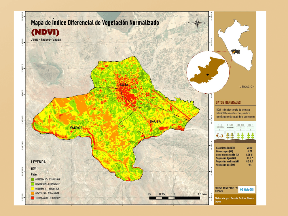 Mapa NDVI
