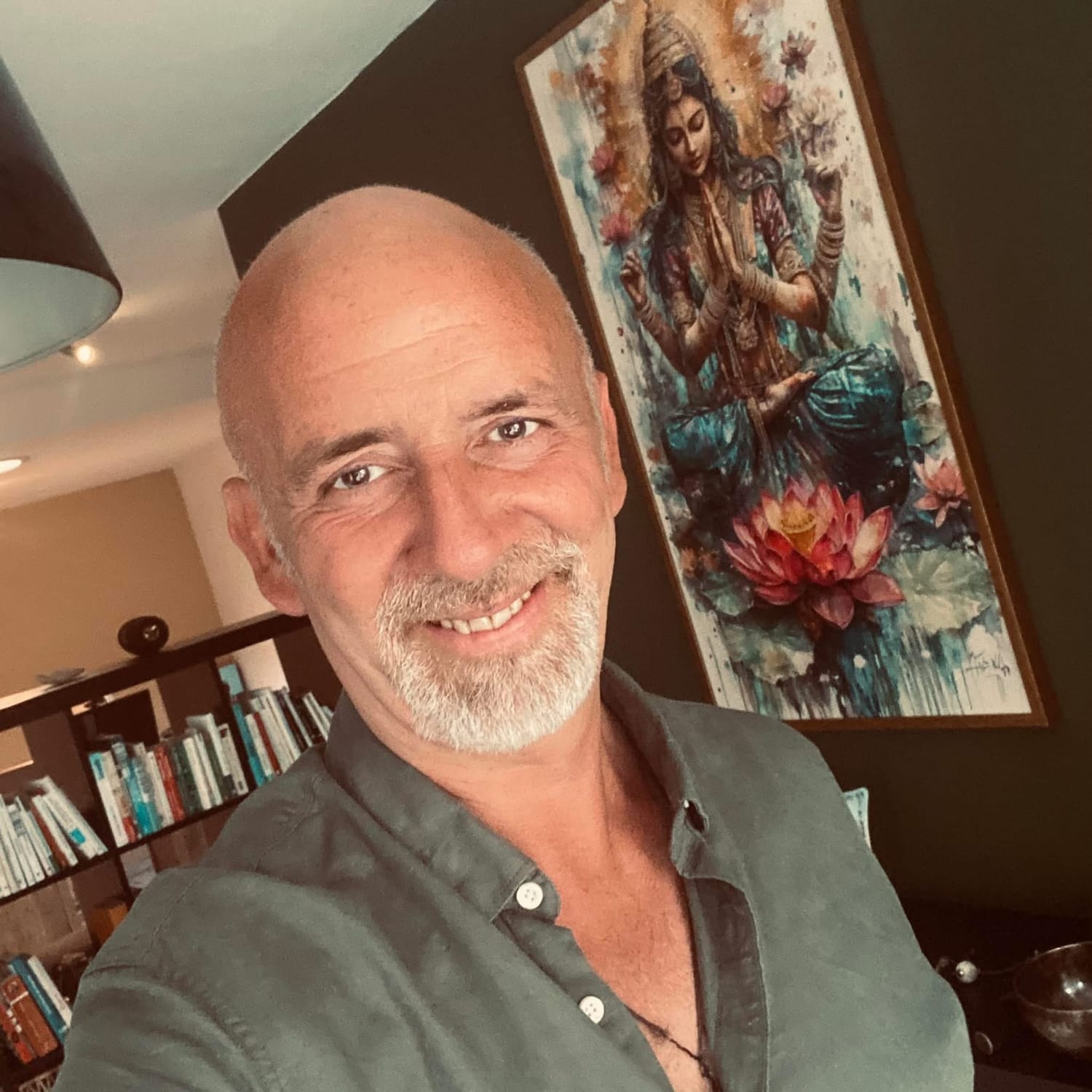 Philippe Hodeige souriant